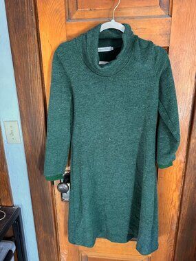 Casual Turtleneck Sweater Dress